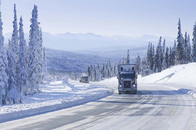 Winter Long Haul Trucking Accident Injuries