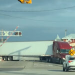 semi trucks and rail yard collisions
